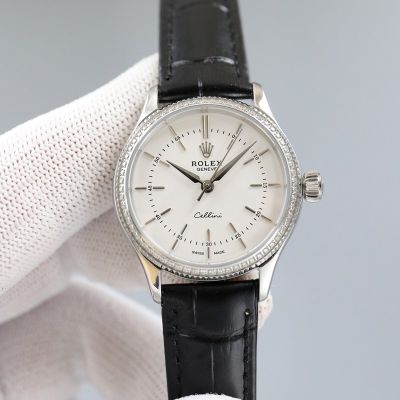 ROLEX Lady Replica 9015 Automatic Movement 32*8.5MM Classical Lady White Watch